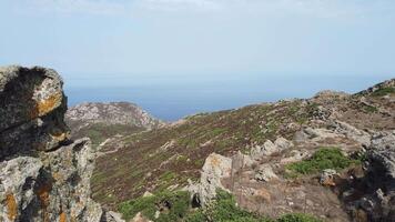 4k di un panoramica di uno di il isole di sardegna nel Italia video