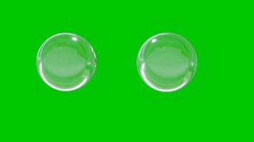 The bubble separates into two parts video