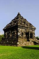 ancient temple in archaeological site in Indonesia photo