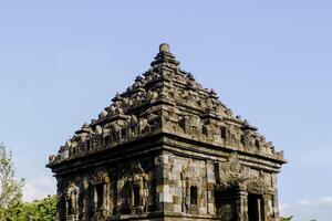 ancient temple in archaeological site in Indonesia photo