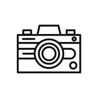 Camera Line Icon Design vector