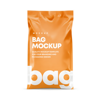 food bag and pouch mockup file psd