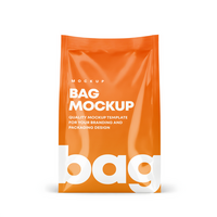 food bag and pouch mockup file psd