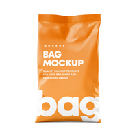 food bag and pouch mockup file psd