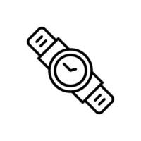 Watch Line Icon Design vector