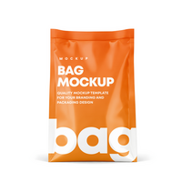 food bag and pouch mockup file psd