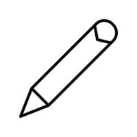 Pencil Line Icon Design vector