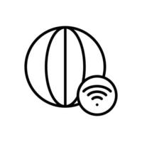 Internet Line Icon Design vector