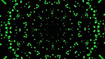 Electronic kaleidoscopic pattern. Design. Moving electronic pattern with kaleidoscopic effect. Beautiful animation of moving parts and details of kaleidoscopic pattern video