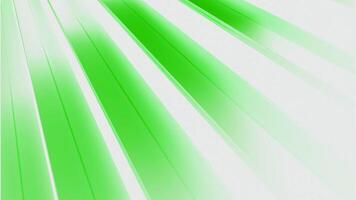 abstrato fundo com lindo luz verde comovente linhas. Projeto. branco e verde fluindo 3d listras. video