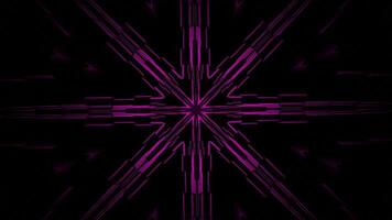 Moving hypnotic animation with pulsating tunnel. Design. Moving rays and pattern particles in tunnel hypnosis. Tunnel pattern animation with hypnotic immersion video