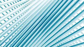 Pattern with moving metal lines. Design. Beautiful metallic lines in moving curve of space. 3D metal lines in fan pattern video