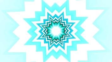Animated tunnel with hypnotic colorful pattern. Motion. Simple card games move in hypnotic tunnel. Colorful floral or geometric animation layers in tunnel motion video