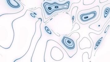 courant en mouvement avec déformé modèle de circulaire lignes. conception. plasma modèle avec lignes dans en mouvement flux. abstrait pliant de couler avec en mouvement circulaire modèle de lignes video