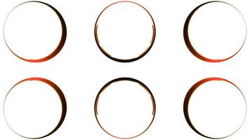 Pulsating rows of circles on white background. Motion. Pulsating circles with effect of filling paint and disappearing on white background. Liquid circles pulsate in animated background video
