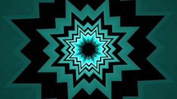 Kaleidoscope background with symmetrical fractal design. Motion. Dynamic ethnic abstract texture. video
