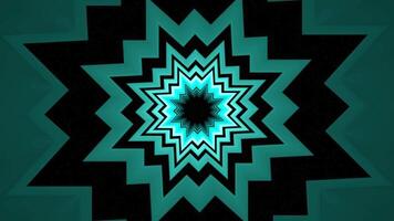 Kaleidoscope background with symmetrical fractal design. Motion. Dynamic ethnic abstract texture. video