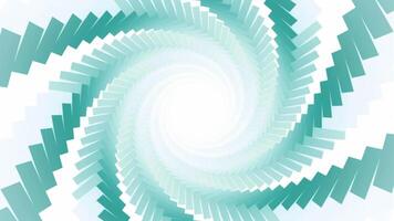 Abstract background in the form of a spiral or tunnel in space. Motion. Symmetrically placed bricks create a pattern and a rounding. video