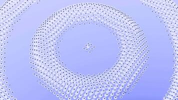 Background of pulsating audio wave rings. Motion. Concentric rings, dotted 3d waving surface. video