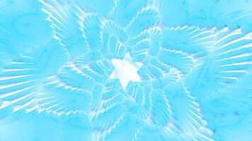 Abstract kaleidoscope motion background with star silhouettes. Motion. Soft relaxing slowly rotating star. video
