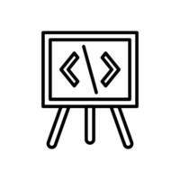 Relativity Line Icon Design vector