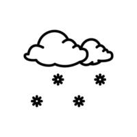 Winter Line Icon Design vector