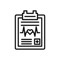 Checkup Line Icon Design vector