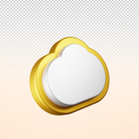 cloud 3d icon psd