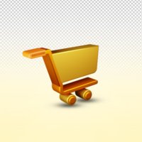 cart 3d icon psd