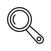 Search Line Icon Design vector
