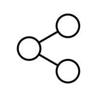 Share Line Icon Design vector
