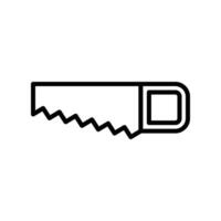 Handsaw Line Icon Design vector