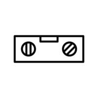 Spirit Level Line Icon Design vector