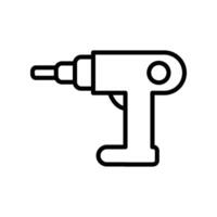 Sanding Machine Line Icon Design vector