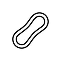 Rubber Band Line Icon Design vector