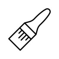 Paintbrush Line Icon Design vector