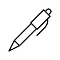 Pen Line Icon Design vector