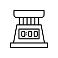 Scale Line Icon Design vector