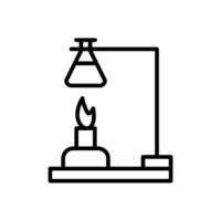 Burner Line Icon Design vector