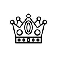 King Line Icon Design vector