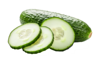 komkommer geïsoleerd Aan transparant achtergrond png