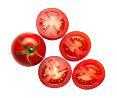 Cereza tomate aislado en transparente antecedentes png