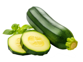 zucchini isolated on transparent background png