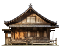 old wood house isolated on transparent background png