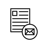 Letters Line Icon Design vector