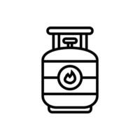 Cylinder Line Icon Design vector