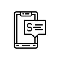 Fintech Line Icon Design vector