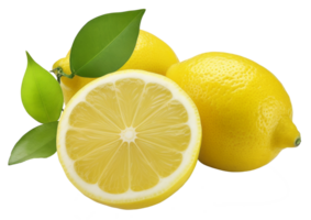 citron isolé sur transparent Contexte png