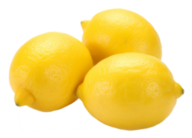 lemon isolated on transparent background png