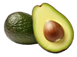 avocado isolated on transparent background png